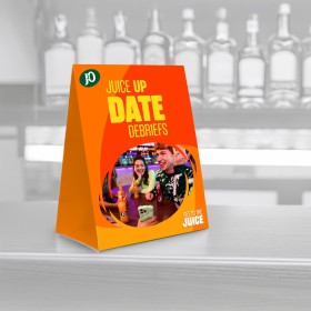 J2O Tent Card